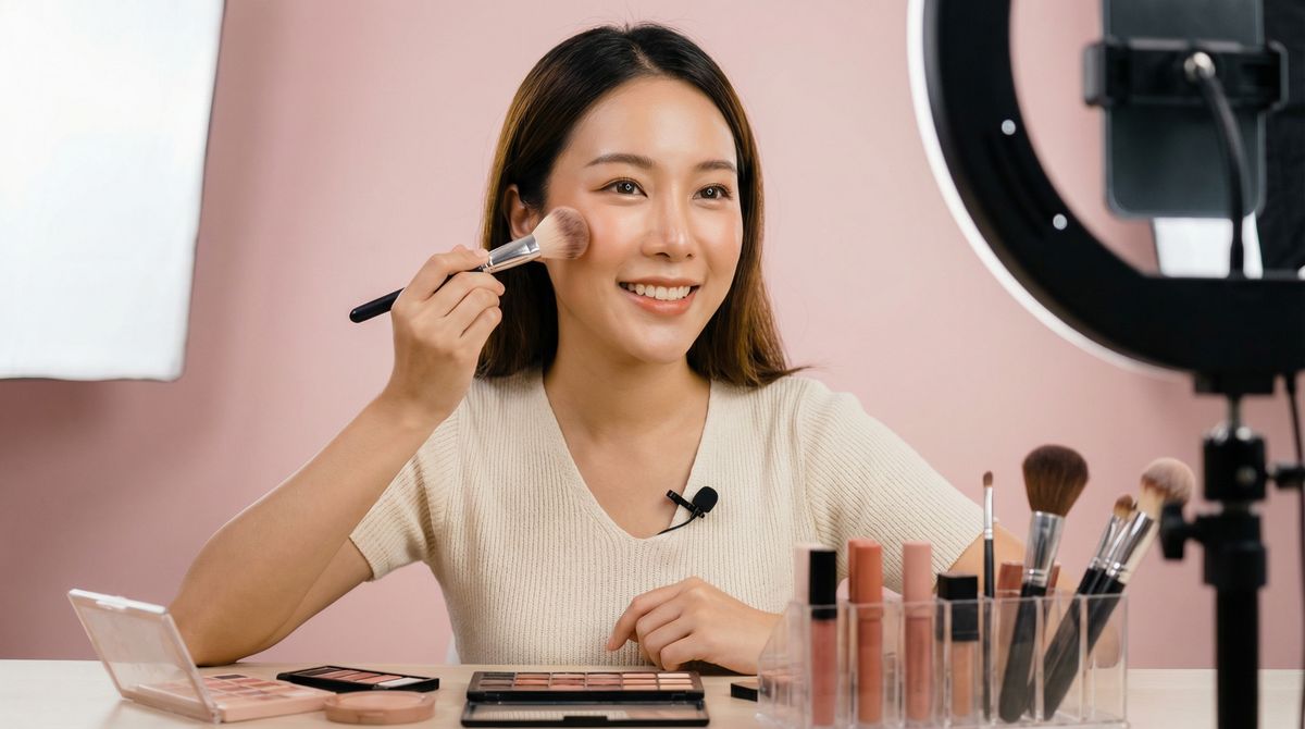 韩漫美妆视频教程